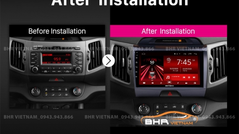 Màn hình DVD Android Kia Sportage 2009 - 2015 | Gotech GT8 